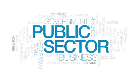 480x270 Video Public Sector Animated Word Cloud, Text Design Animation