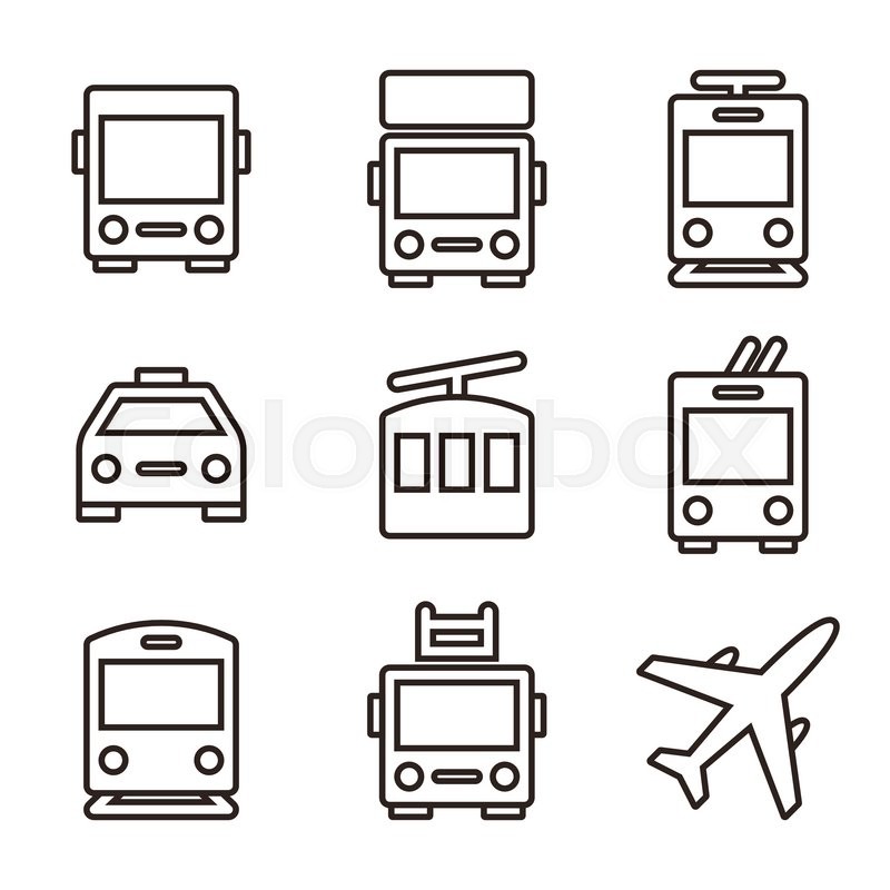 Public Transport Icons 800x800 Public Transport Icons
