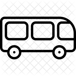 256x256 Transport, Truck, Vehicle, Van, Public, Transportation Icon