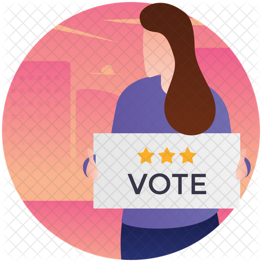 512x512 Vote Publicity Icon Of Rounded Style