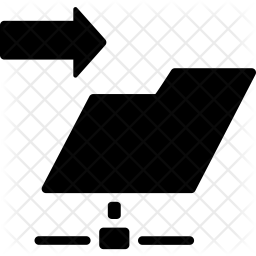 256x256 Publish Icon Of Glyph Style