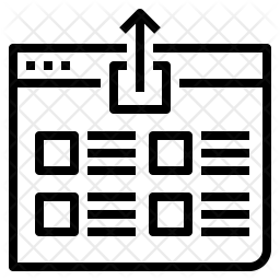 256x256 Publish Content Icon Of Line Style