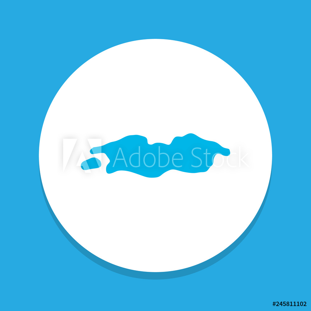 1000x1000 Photo Art Print Puddle Icon Colored Symbol Europosters