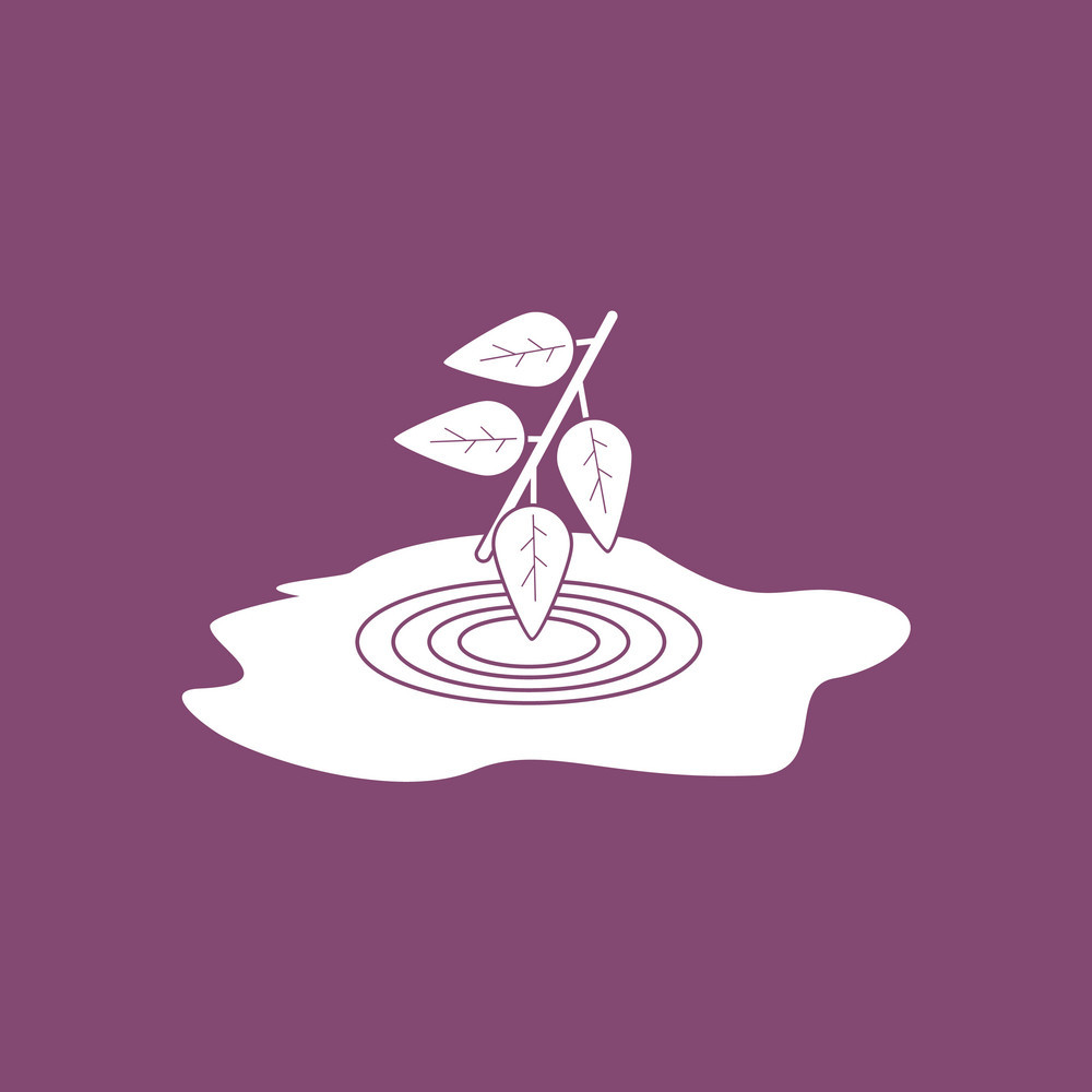 1000x1000 Icon Bush And Puddle Vector Free Graphics Uihere