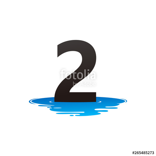 500x500 Letter And Puddle Water Logo Template Design Vector, Emblem