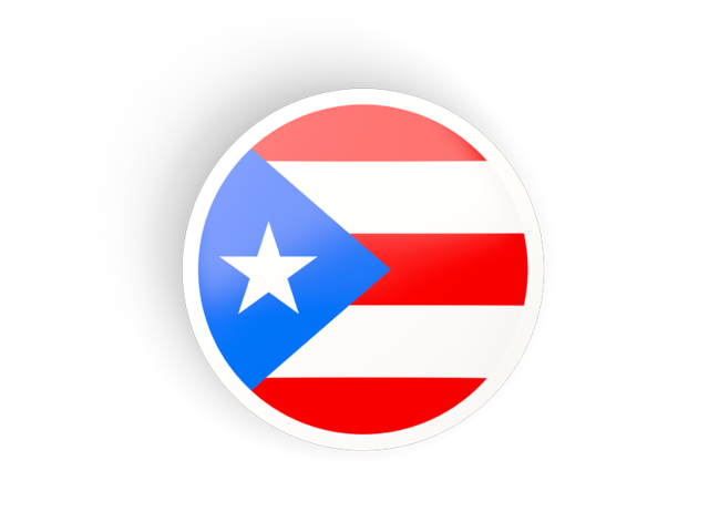 640x480 Round Concave Icon Illustration Of Flag Of Puerto Rico