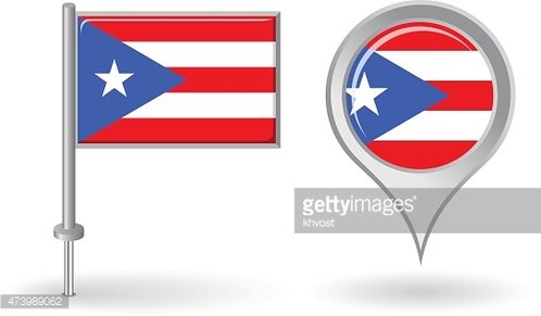 498x291 Puerto Rican Pn And Map Pointer Vector Premium Clipart