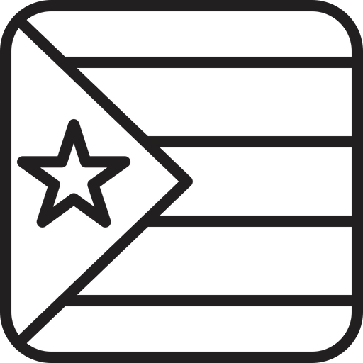 512x512 Puerto Rico Icon Of Line Style