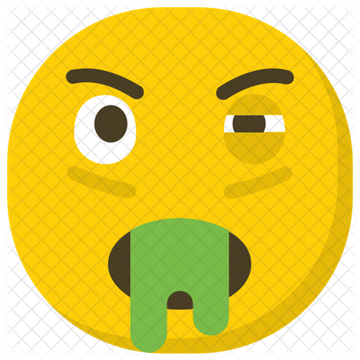 512x512 Puke Emoji Emoji Icon Of Flat Style