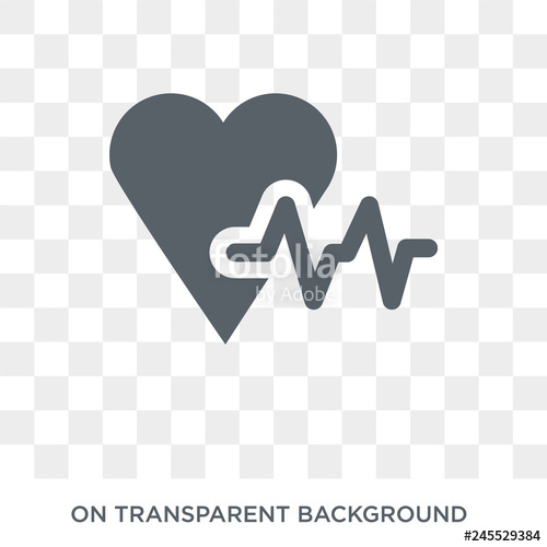 500x500 Pulse Icon Trendy Flat Vector Pulse Icon On Transparent