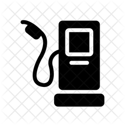 256x256 Petrol Pump Icon Of Glyph Style