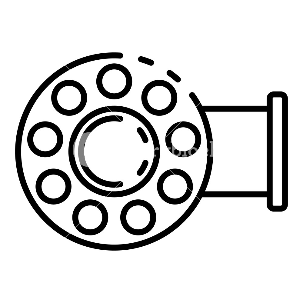 1000x1000 Pipe Irrigation Pump Icon Outline Pipe Irrigation Pump Vector