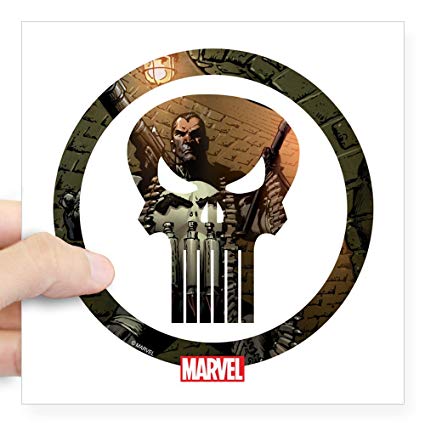 425x425 Cafepress The Punisher Icon Square Sticker X