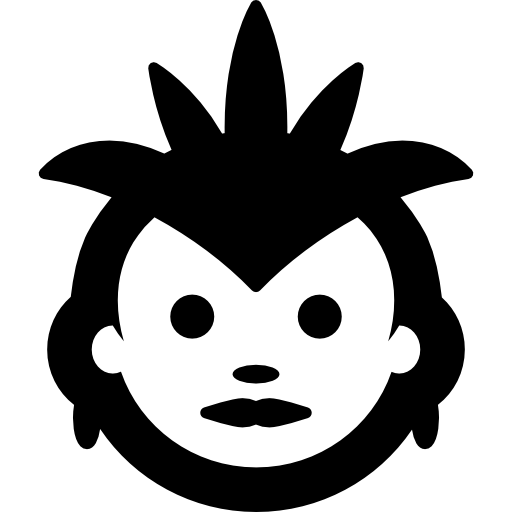 512x512 Punk Face Icons Free Download