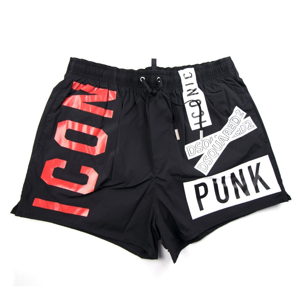1000x1000 Punk Icon Swim Shorts Black Onu