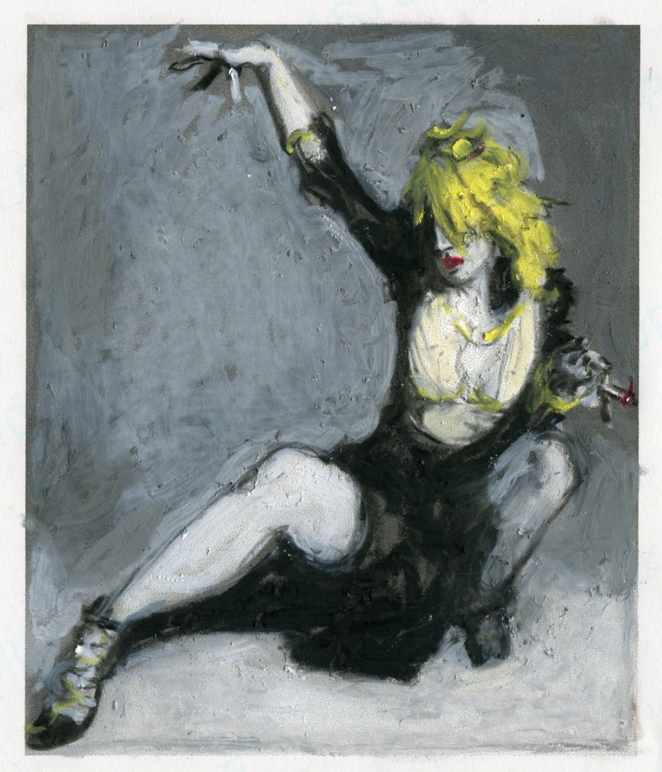 1296x1511 Punk Rock Icon 'courtney Love', Mixed Media, Artist Ted