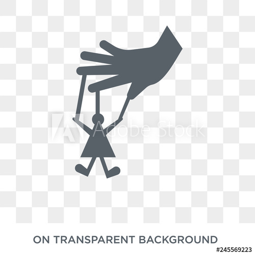 500x500 Puppet Icon Trendy Flat Vector Puppet Icon On Transparent