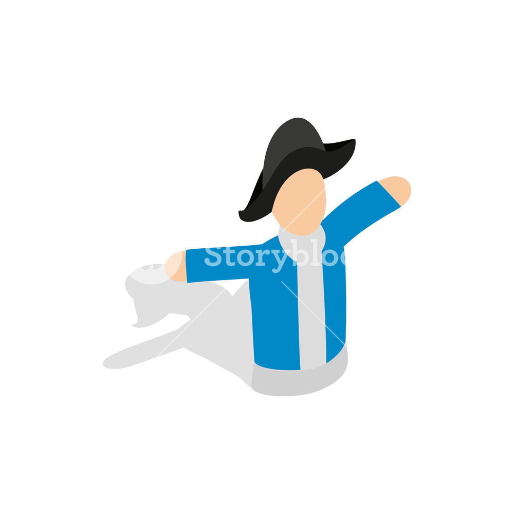 1000x1000 Hand Puppet Icon In Isometric Style On A White Background