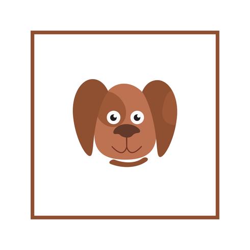 490x490 Dog Head Sign Domestic Animal Cartoon Puppy Icon