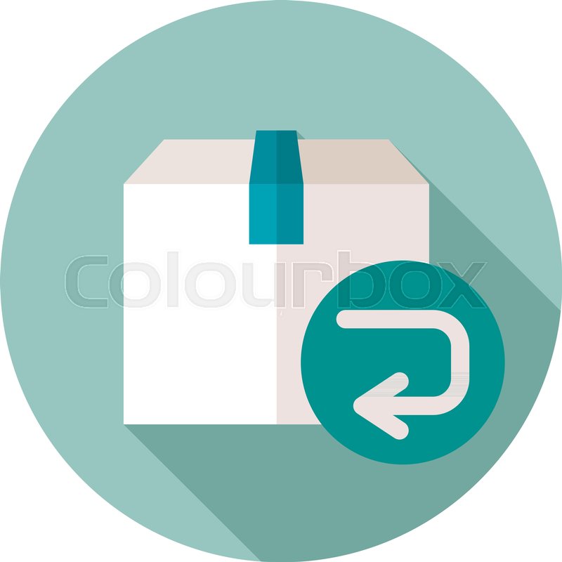 800x800 Return Purchase Icon E Commerce Sign Stock Vector Colourbox