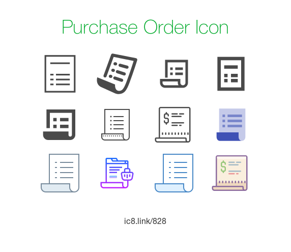 Purchase Order Icon at Vectorified.com | Collection of Purchase Order ...