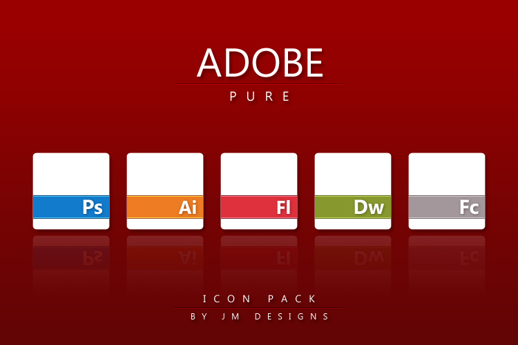 750x500 Adobe Pure Icon Pack