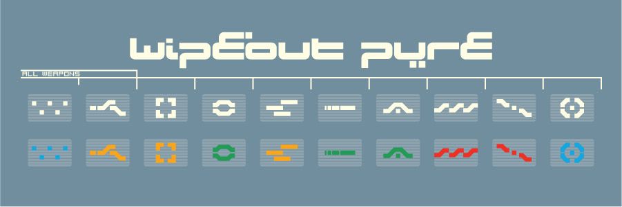901x301 Wipeout Pure Icons Gfx Icon Design, Graphic Design Studios