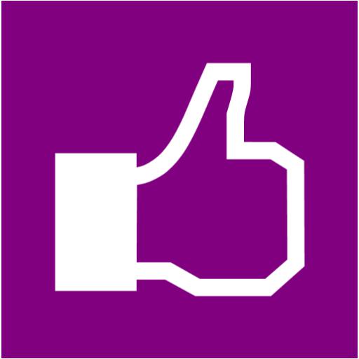512x512 Purple Facebook Icon Images