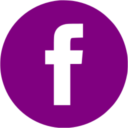 256x256 Purple Facebook Icon
