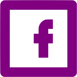 256x256 Purple Facebook Icon