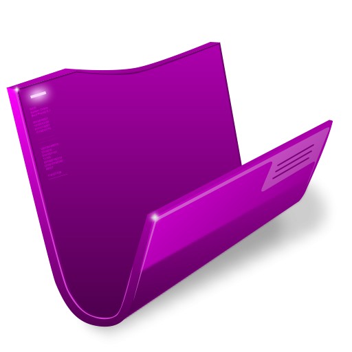 512x512 Futuristic Folder Purple Icon, Png Clipart Image