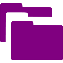 256x256 Purple Folder Icon