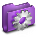 128x128 Purple Folder Icons