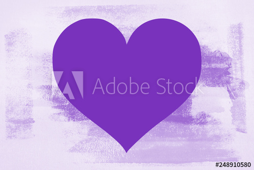 500x334 Purple Heart Tone Icon Texture Art Background Pattern Design