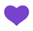 136x128 Purple Heart Emoji