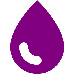 256x256 Purple Droplet Icon