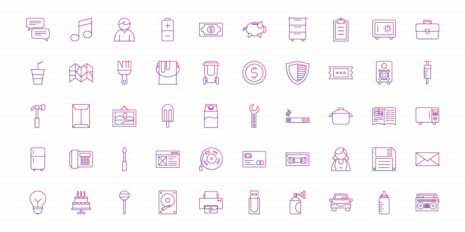 1600x800 Purple Thin Lines