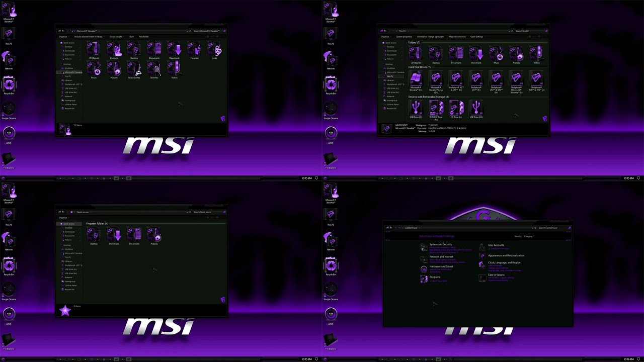 1280x720 And Ipack Dshepe Steel Viper Purple Icon Pack
