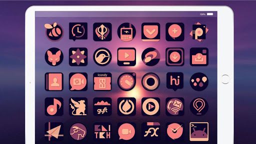 512x288 Retro Vintage Purple