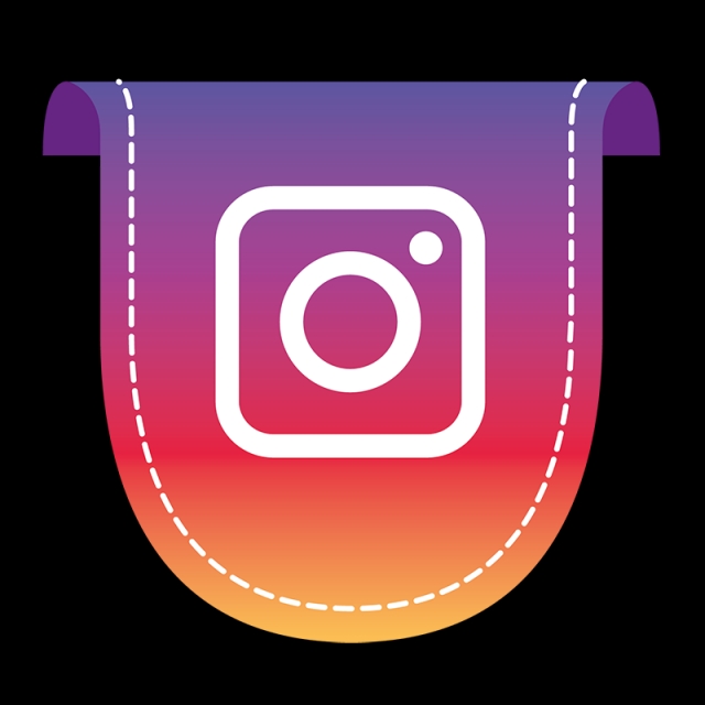purple instagram logo