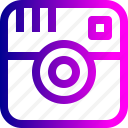 128x128 Instagram Purple Logo Png Images