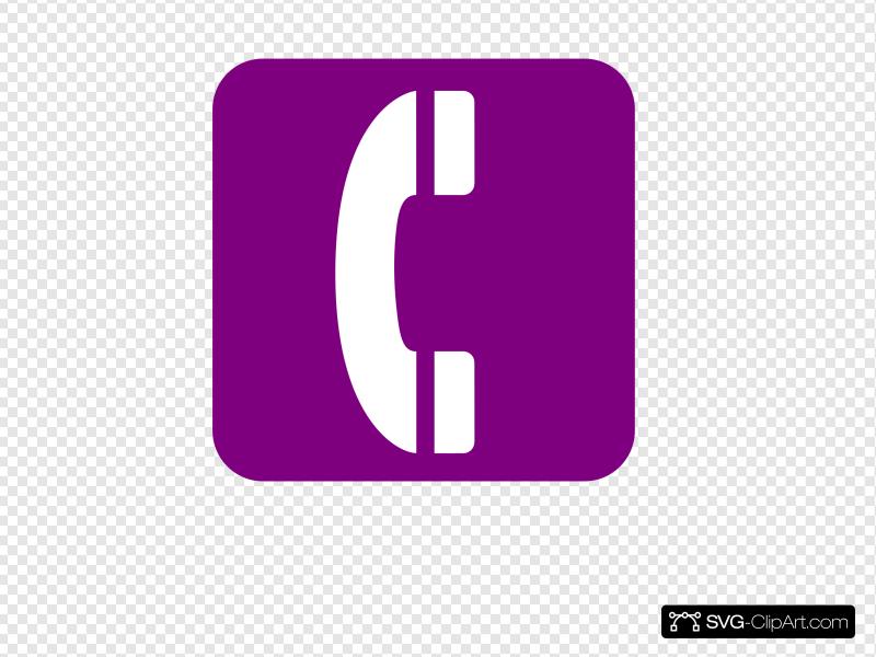 800x600 Purple Phone Logo Clip Art, Icon