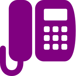 256x256 Free Purple Phone Icon