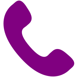 256x256 Free Purple Phone Icon