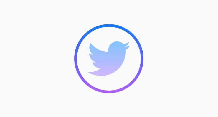 Purple Twitter Icon