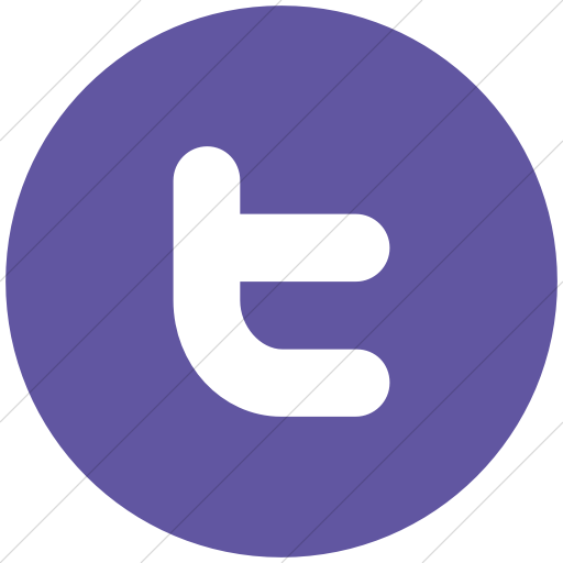 512x512 Iconsetc Flat Circle White On Purple Raphael Twitter Icon