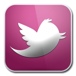 256x256 Twitter Icon Purple Glossy Social Iconset Graphicsvibe