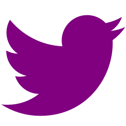 256x256 Free Purple Twitter Icon
