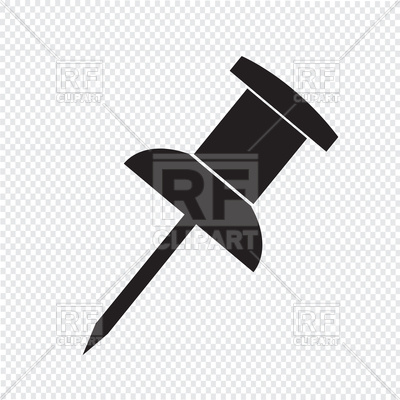 400x400 Push Pn Vector Image Of Objects Tumdee