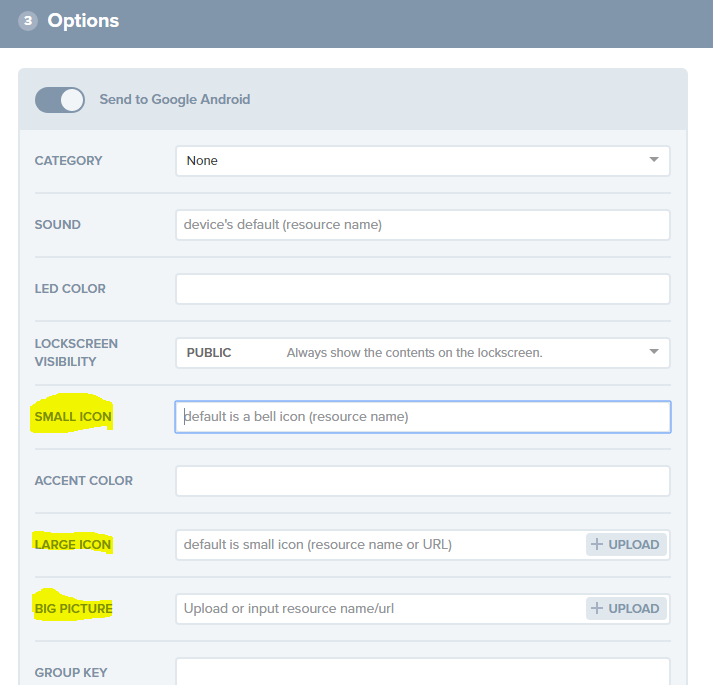 713x685 How To Send Push Notification With App Icon In Onesignal